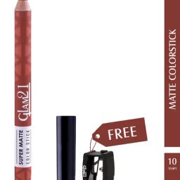 Glam21 Super Matte Color Stick with Sharpener 10 Tempt - 3.5 gm-6