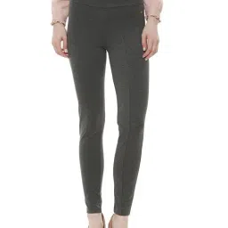 Solly by Allen Solly Grey Textured Trousers-picture-25