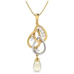 PC Jeweller Dakam 18k Gold Pendant without Chain for Women-image-15