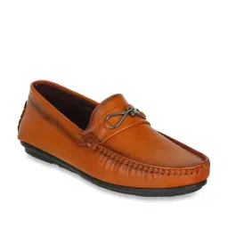 Carlton London Men's Tan Casual Loafers-image-83