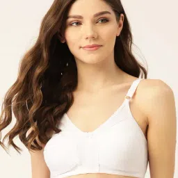 Lady Lyka White Non Wired Non Padded T-Shirt Bra-picture-26