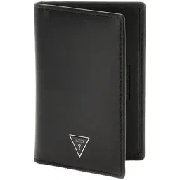 GUESS Black Leather Bi-Fold Wallet-image-55