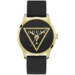 Guess Tri Craze Men Black Round Dial Analog Watch - U1409G2M-33
