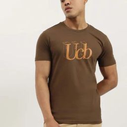 United Colors Of Benetton Brown Cotton Regular Fit Printed T-Shirt-picture-32