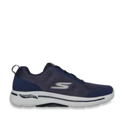 Skechers Men's GO WALK ARCH FIT-IDYLLIC Navy Gold Walking Shoes-34