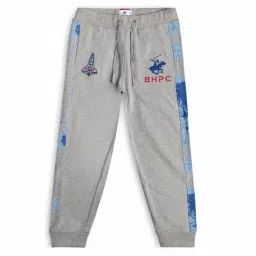 Beverly Hills Polo Club Kids Grey Textured Joggers-image-10