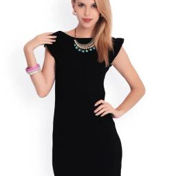 Belle Fille Black Regular Fit Dress-image-11