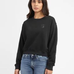Levi's Black Crew Neck Sweatshirt-image-27