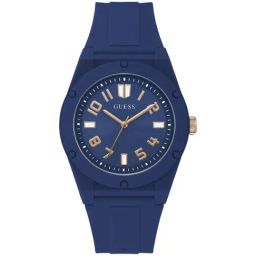 Guess Retro Pop Men Blue Round Dial Analog Watch - U1382G4M-23