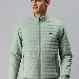 SHOWOFF Blue Slim Fit Jackets-image-27
