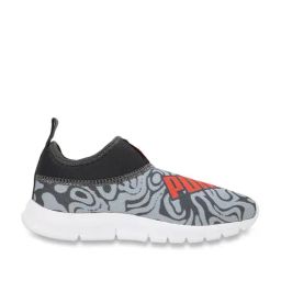 Puma Kids Troopy PS Grey & Red Casual Slip-Ons-image-8