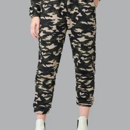 Van Heusen Multicolored Camouflage Joggers-image-39