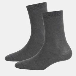 Jockey 7800 Kid's Compact Cotton Solid Calf Length Socks With StayFresh Treatment (Pack of 2)-image-96