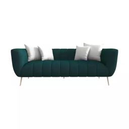 Urban Living Darwin Dazzle 3 Seater Sofa Bottle Green-image-24
