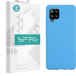 Sprig Liquid Silicone Back Cover for SAMSUNG Galaxy M42 5G (Blue)-image-57