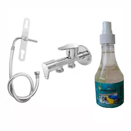 GENERIC Bathroom Faucet Set Stainless Steel Chrome Finish Silver, FG2347-image-75