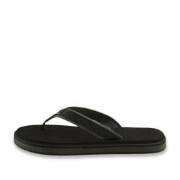 Neemans Men's Eco Fluffy Black Flip Flops-image-2