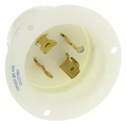 HUBBELL WIRING DEVICES CONNECTOR, POWER ENTRY, PLUG, 30A, HBL2725-picture-18