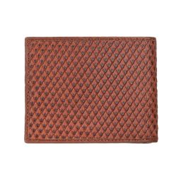 Mochi Tan Casual Synthetic Bi-Fold Wallet For Men image 3