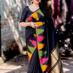 AMRUTKALA SAREES Woven Design Banarasi Saree-image-87