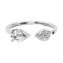 Sparkles Lab Grown Diamond 14k (585) White Gold Ring for Women-picture-25