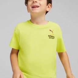 Puma Boys Green Cotton Printed T-Shirt-picture-31