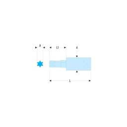 FACOM 12.7 mm (1/2 Inch) Drive Bit Socket, STM.10GRP image 2