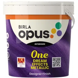 Birla Opus One Dream Effects Metallic 1 L Metallic Gold Emulsion Paint For Interior Walls, 940002-image-27
