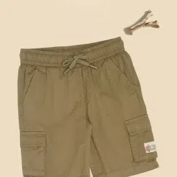 Pantaloons Junior Boys Elm Green Shorts-picture-46
