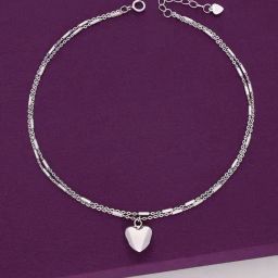 Kai Jewel Sterling Silver Ecstasy of Stars Charms Anklet for Women-image-91
