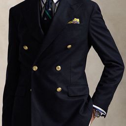 Polo Ralph Lauren The Iconic Doeskin Woolen Slim-Fit Blazer-image-35