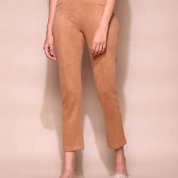 Label Ritu Kumar Brown Loose Fit Treggings-image-28