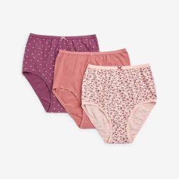 Wunderlove by Westside Light Pink Cotton-Blend Briefs - Pack of 3-image-47