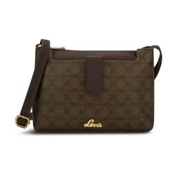 Lavie Mono Keiko 2c Coffee Logo Leather Large Cross Body Bag-picture-42