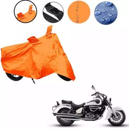 Auto Pearl Waterproof Two Wheeler Cover For Hyosung ST7 (Orange)-image-25