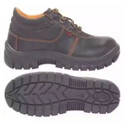 PRIMA Steel Toe Safety Shoes PVC Sole UK 9 Black PSF-25 (Cosmo)-image-86
