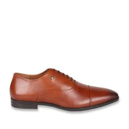 Louis Philippe Men's Brown Oxford Shoes-image-49