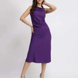 Fablestreet Purple Regular Fit Dress-picture-6