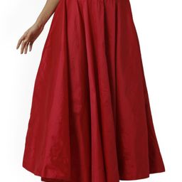 De Moza Flared Maxi Skirt-image-49