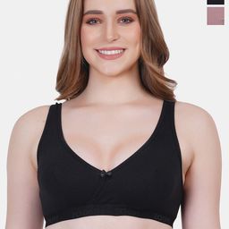 Reveira Pack Of 2 Medium Coverage Non Padded Workout Bras With All Day Comfort-34