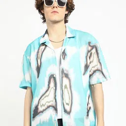 Campus Sutra Men Comfort Opaque Printed Casual Shirt-picture-26