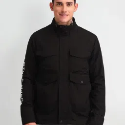 U.S. Polo Assn. Denim Co. Black Regular Fit Printed Jacket-picture-24