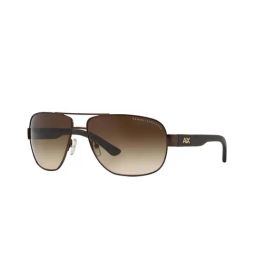 Armani Exchange Men Gradient Brown Lens Pilot Sunglasses - 0AX2012S60581362-image-64