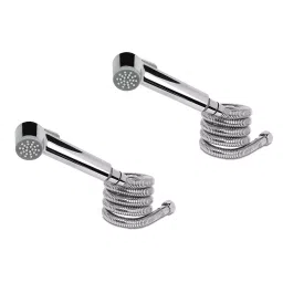 CLINTON Reva Health Faucet with Hose Pipe 1.5 m Stainless Steel, Rubber Chrome Finish (Pack of 2)-image-15