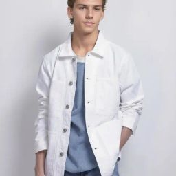 Rare Rabbit White Regular Fit Solid Jacket-image-92