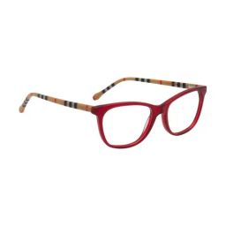 Ted Smith Red Cat Eye Unisex Eyewear Frames - RUBY_C2 image 3