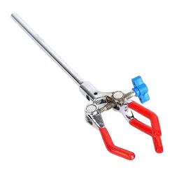 WKM Aluminium Three Prong Clamp for Holding Flasks Test Tubes KT12-30