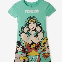 The Souled Store Kids Green Cotton Printed Dress-image-102