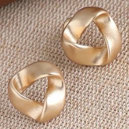 Sohi Gold Plated Casual Designer Stud Earrings-15