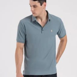 Red Tape Blue Regular Fit Polo T-Shirt-image-92